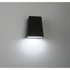 Access Lighting Edge, Outdoor LED Wall Mount, Black Finish 20050LEDDMG-BL